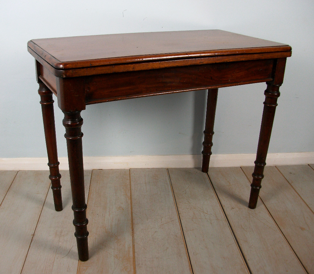 A Victorian Mahogany Card or Games Table